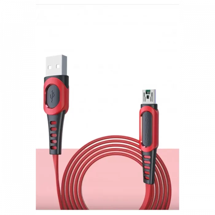 Konfulon DC24 Micro USB Kablo 1.2M 4A - Kırmızı