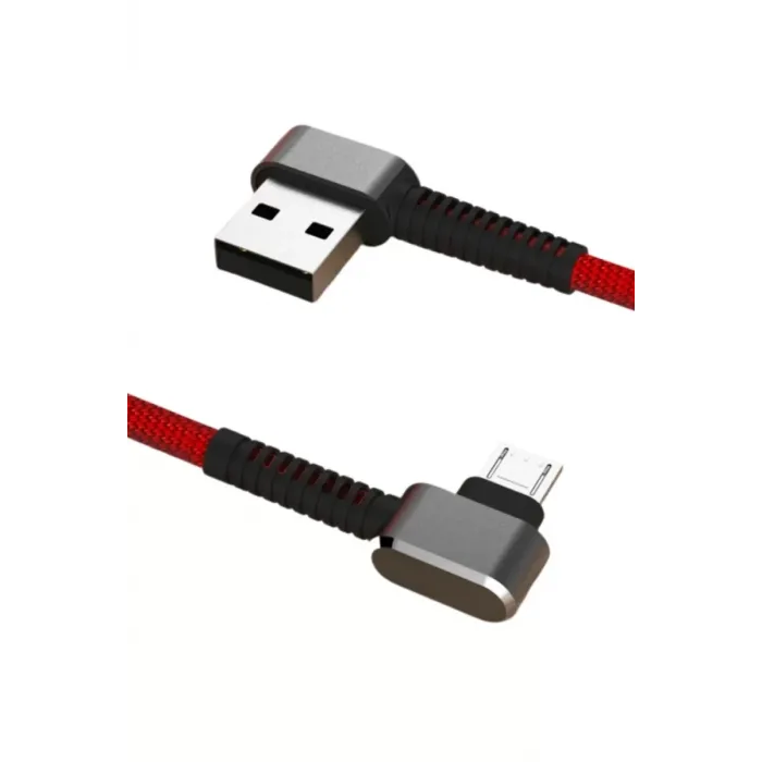 Konfulon S73 Micro USB Kablo 1M 2.1A - Kırmızı