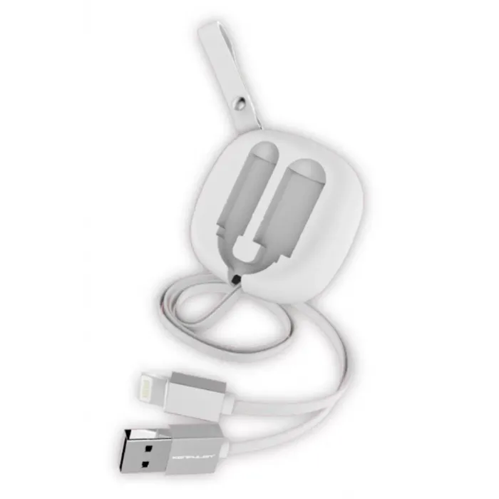 Konfulon S80 Lightning Kablo iphone Uyumlu 20cm-1M 2A - Beyaz