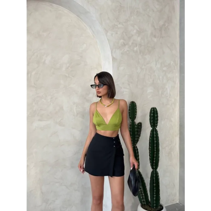 Kuş gözü şort etek s25819