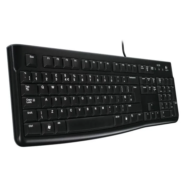 LOGITECH K120 Q USB KABLOLU KLAVYE SİYAH 920-002505