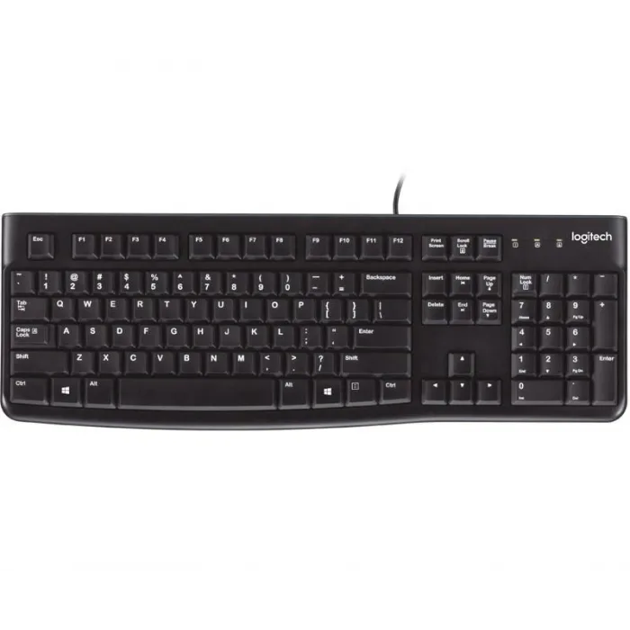 LOGITECH K120 Q USB KABLOLU KLAVYE SİYAH 920-002505