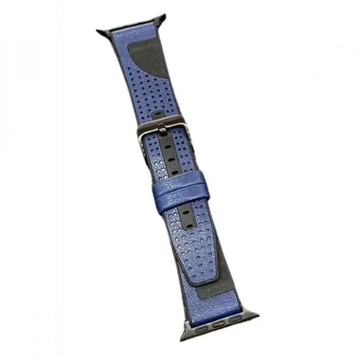 Movenchy Watch 45mm Buff Deri Kordon - Lacivert