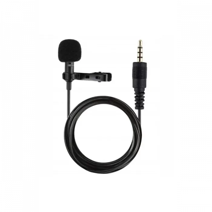 Newface 3.5mm Jak 1.5 Metre Double Mikrofon - Siyah
