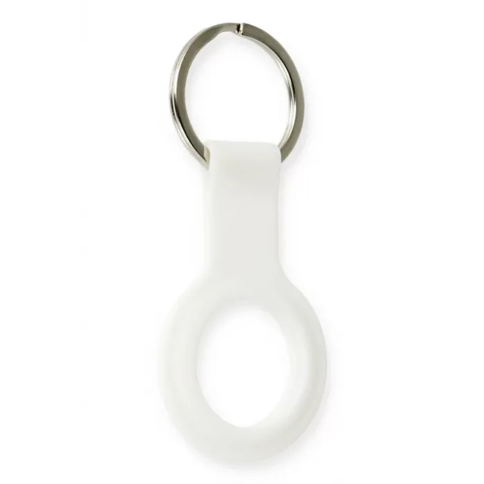 Newface Airtag Silikon Kılıf - Beyaz