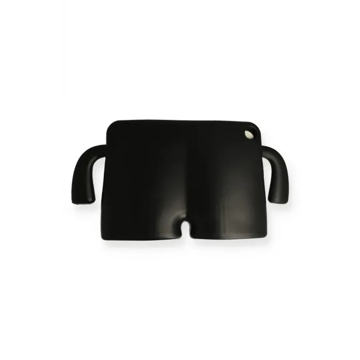 Newface Apple iPad Pro 13 (2024) Karakter Tablet Silikon - Siyah