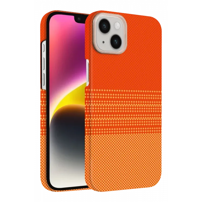 Newface Apple iPhone 14 Vega Magsafe Kapak - Turuncu