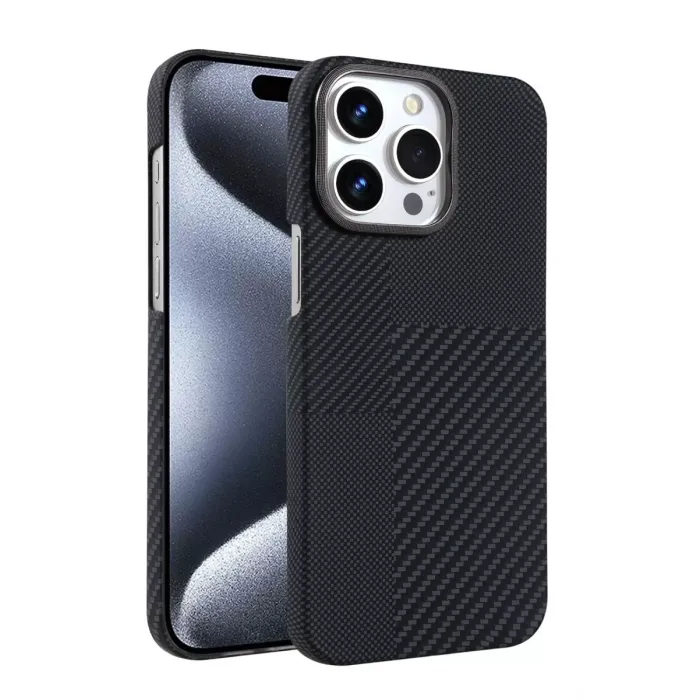 Newface Apple iPhone 15 Pro Max Vega Magsafe Kapak - Siyah