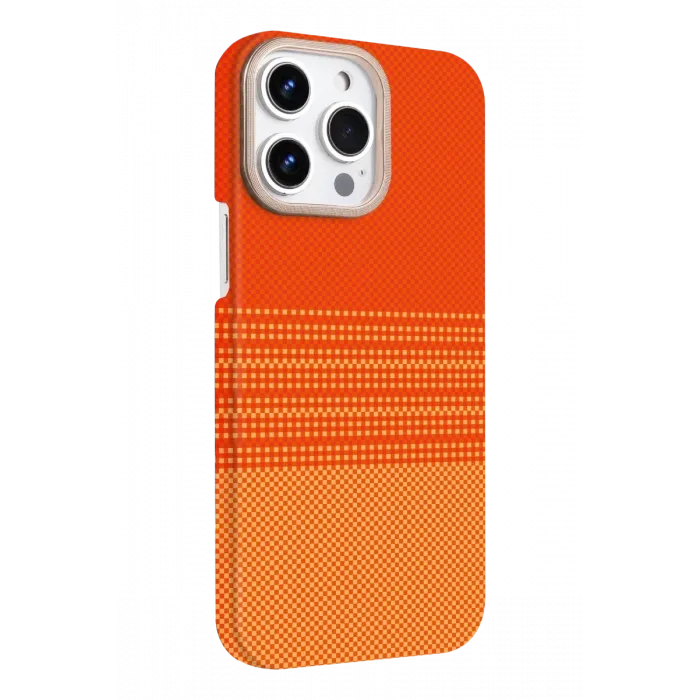 Newface Apple iPhone 15 Pro Max Vega Magsafe Kapak - Turuncu