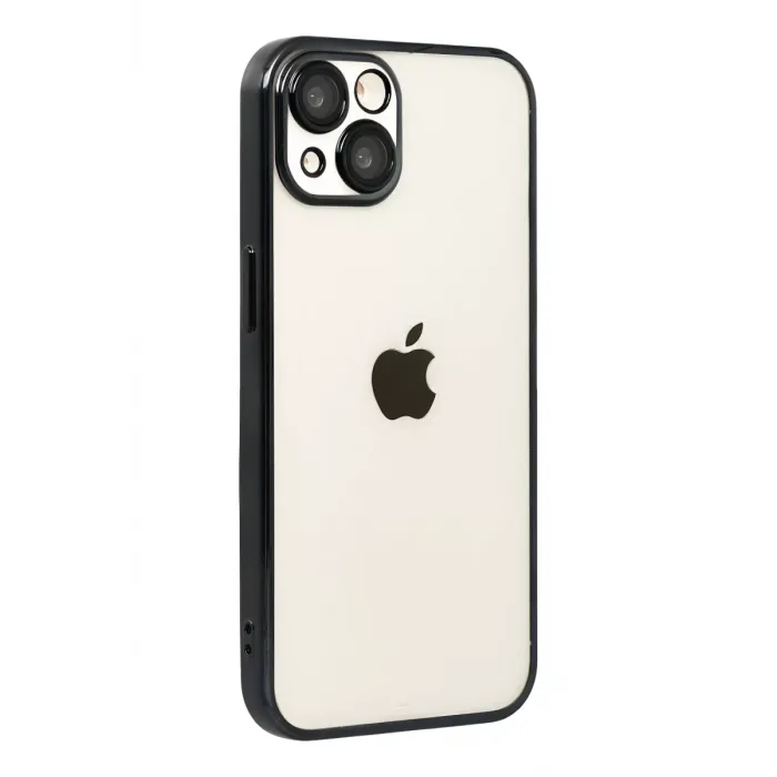 Newface Apple iPhone 15 Razer Lensli Silikon - Siyah