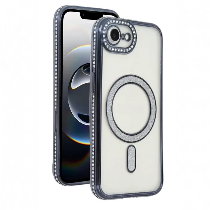 Newface Apple iPhone 16E Joke Simli Magneticsafe Kılıf - Siyah