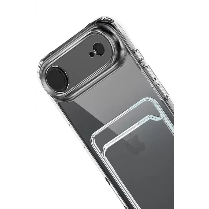 Newface Apple iPhone 17 Air Kart Şeffaf Silikon - Şeffaf