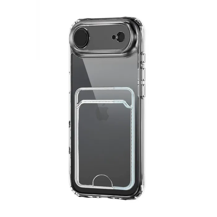 Newface Apple iPhone 17 Air Kart Şeffaf Silikon - Şeffaf