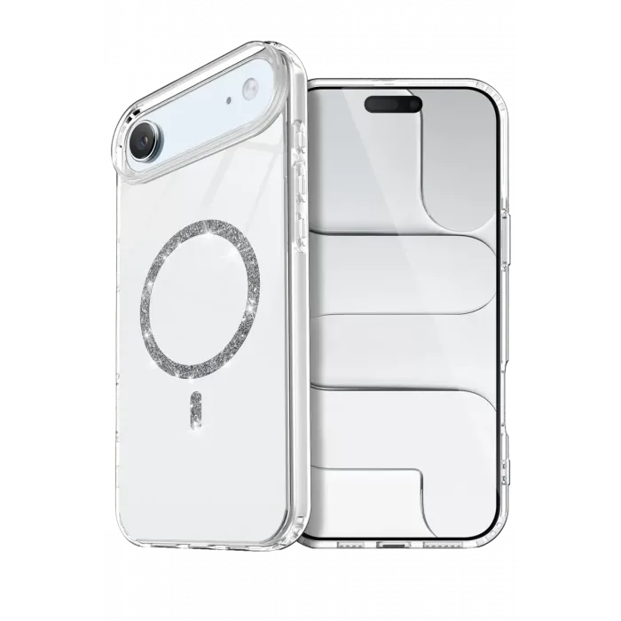 Newface Apple iPhone 17 Air Live Diamond Magsafe Kapak - Şeffaf