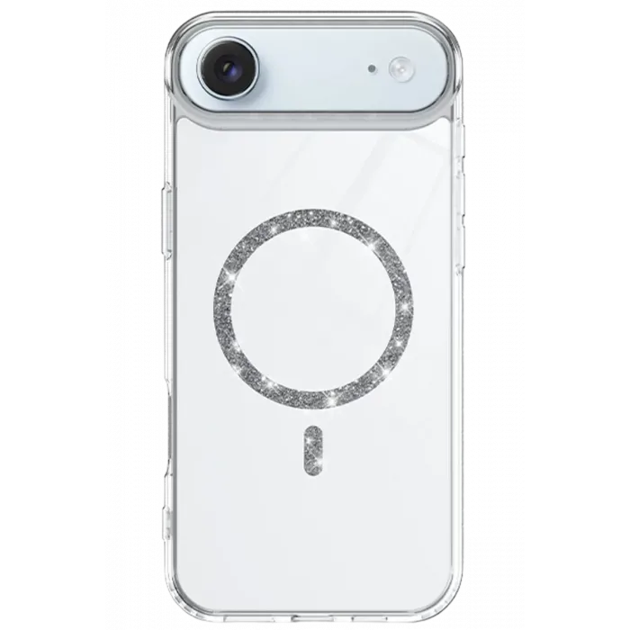 Newface Apple iPhone 17 Air Live Diamond Magsafe Kapak - Şeffaf