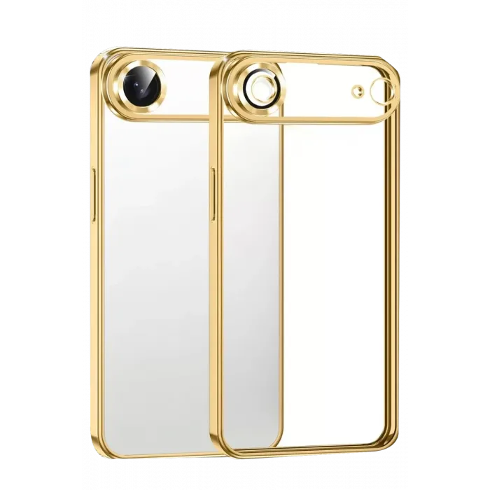 Newface Apple iPhone 17 Air Razer Lensli Silikon - Gold