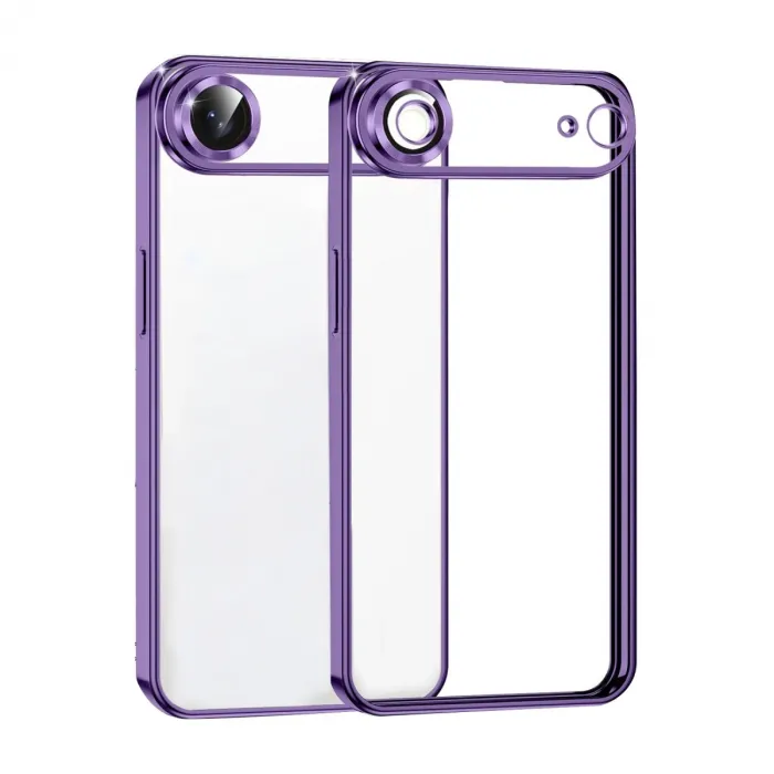 Newface Apple iPhone 17 Air Razer Lensli Silikon - Mor