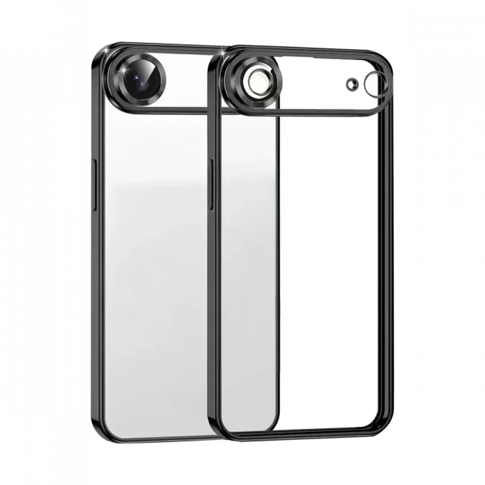 Newface Apple iPhone 17 Air Razer Lensli Silikon - Siyah