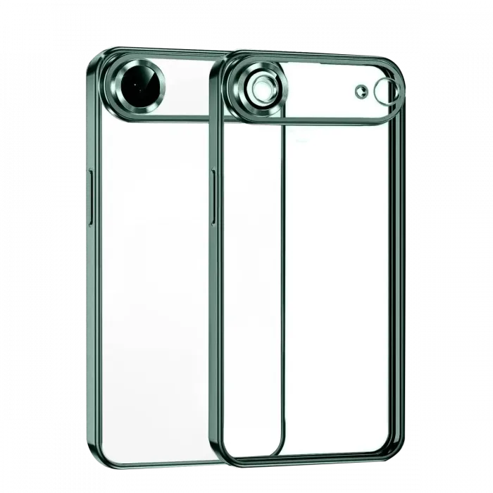 Newface Apple iPhone 17 Air Razer Lensli Silikon - Yeşil