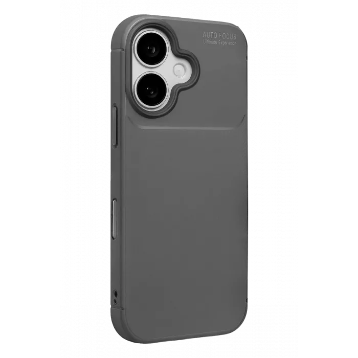 Newface Apple iPhone 17 Auto Focus Karbon Kapak - Gri