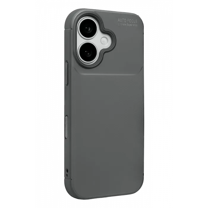 Newface Apple iPhone 17 Auto Focus Karbon Kapak - Gri