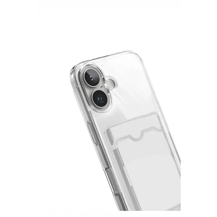 Newface Apple iPhone 17 Kart Şeffaf Silikon - Şeffaf