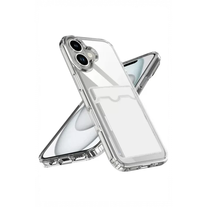 Newface Apple iPhone 17 Kart Şeffaf Silikon - Şeffaf