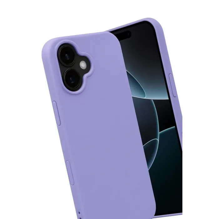 Newface Apple iPhone 17 Nano içi Kadife Silikon - Lila