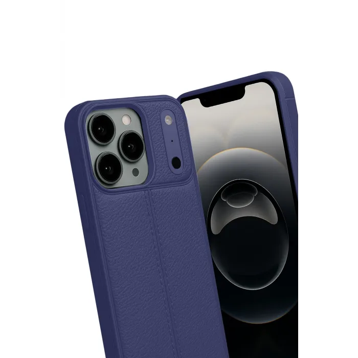 Newface Apple iPhone 17 Pro Auto Focus Kapak - Lacivert