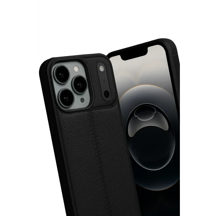 Newface Apple iPhone 17 Pro Auto Focus Kapak - Siyah