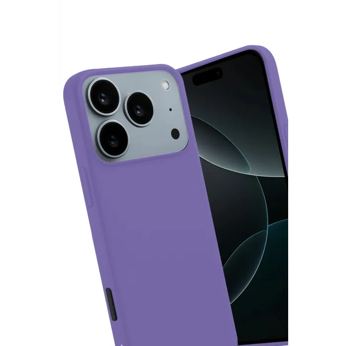 Newface Apple iPhone 17 Pro First Silikon - Lila