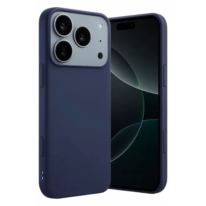 Newface Apple iPhone 17 Pro Max First Silikon - Lacivert