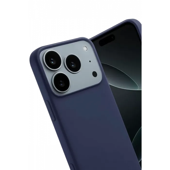 Newface Apple iPhone 17 Pro Max First Silikon - Lacivert