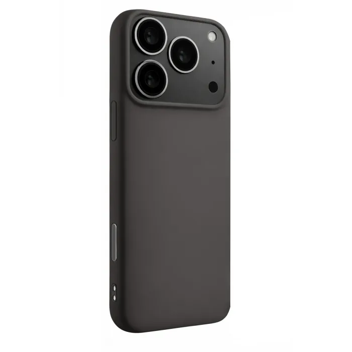 Newface Apple iPhone 17 Pro Max Nano içi Kadife Silikon - Gri
