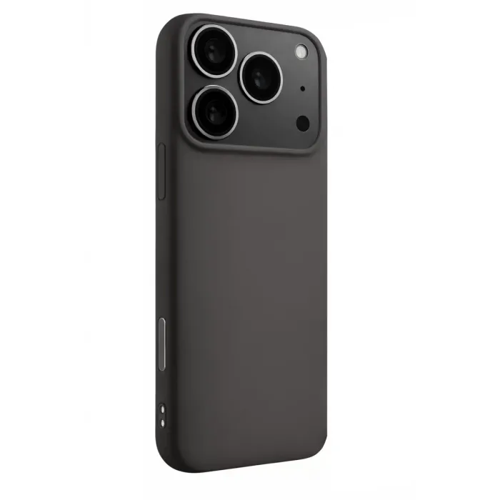 Newface Apple iPhone 17 Pro Max Nano içi Kadife Silikon - Gri