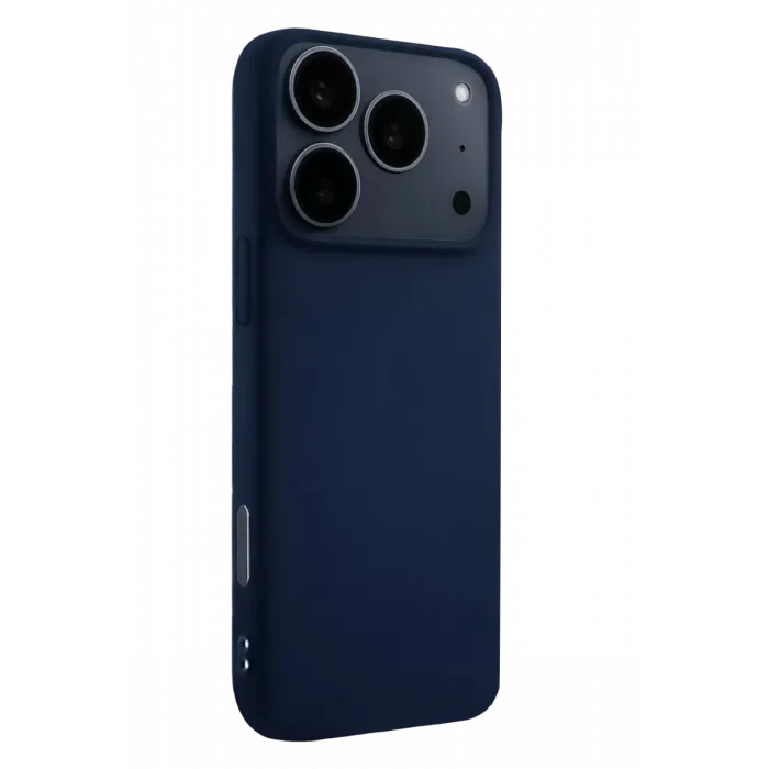 Newface Apple iPhone 17 Pro Max Nano içi Kadife Silikon - Lacivert