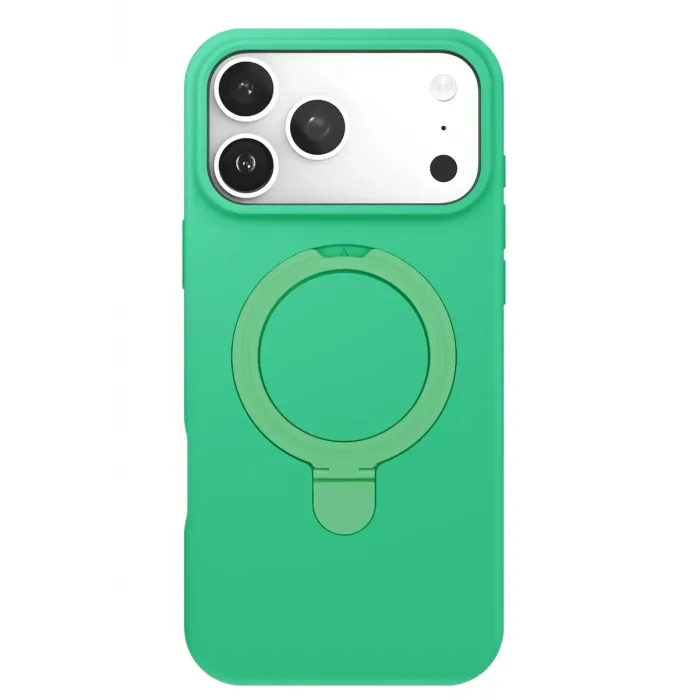 Newface Apple iPhone 17 Pro Max Regal Magsafe Standlı Kapak - Yeşil