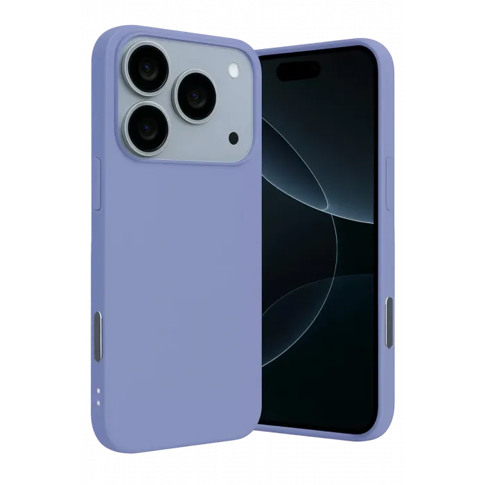 Newface Apple iPhone 17 Pro Nano içi Kadife Silikon - Lila