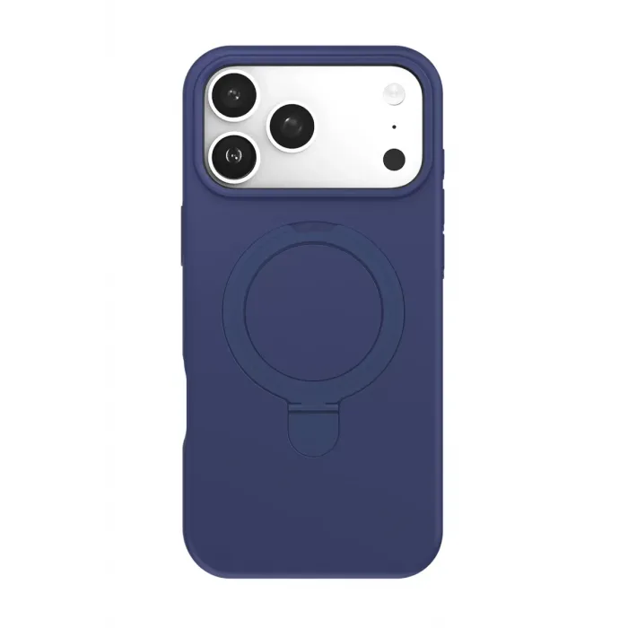 Newface Apple iPhone 17 Pro Regal Magsafe Standlı Kapak - Lacivert
