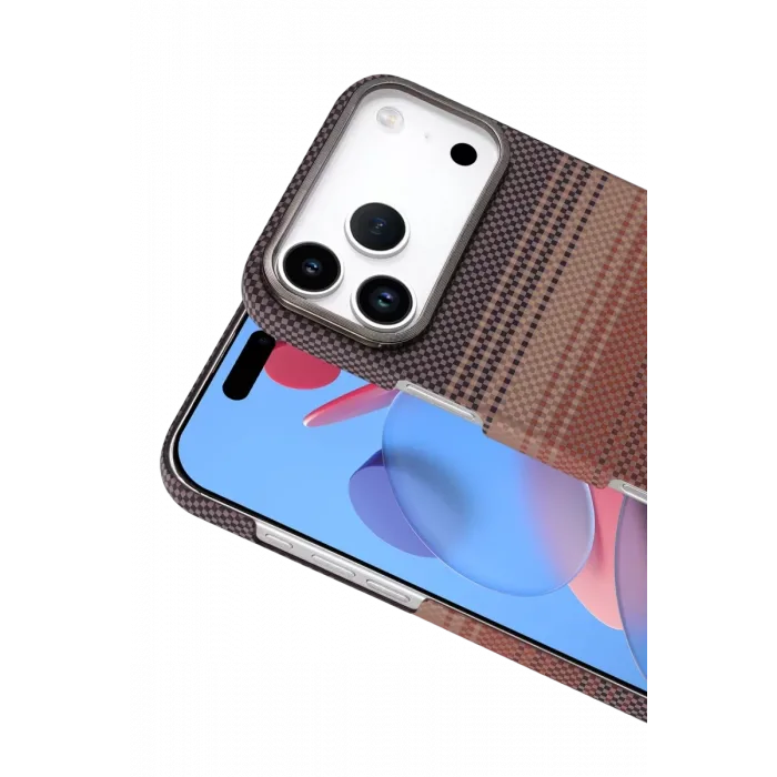 Newface Apple iPhone 17 Pro Vega Magsafe Kapak - Çöl Titanyum