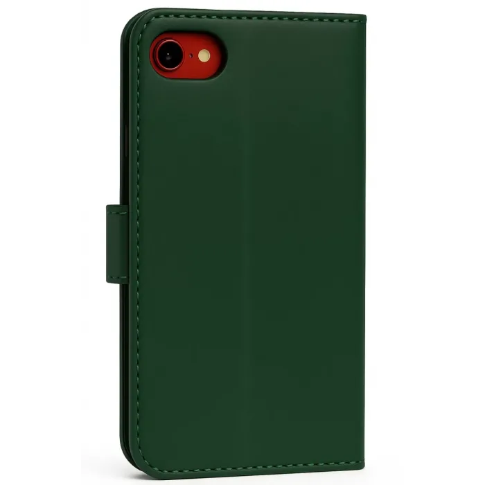 Newface Apple iPhone 7 Trend S Plus Kapaklı Kılıf - Yeşil