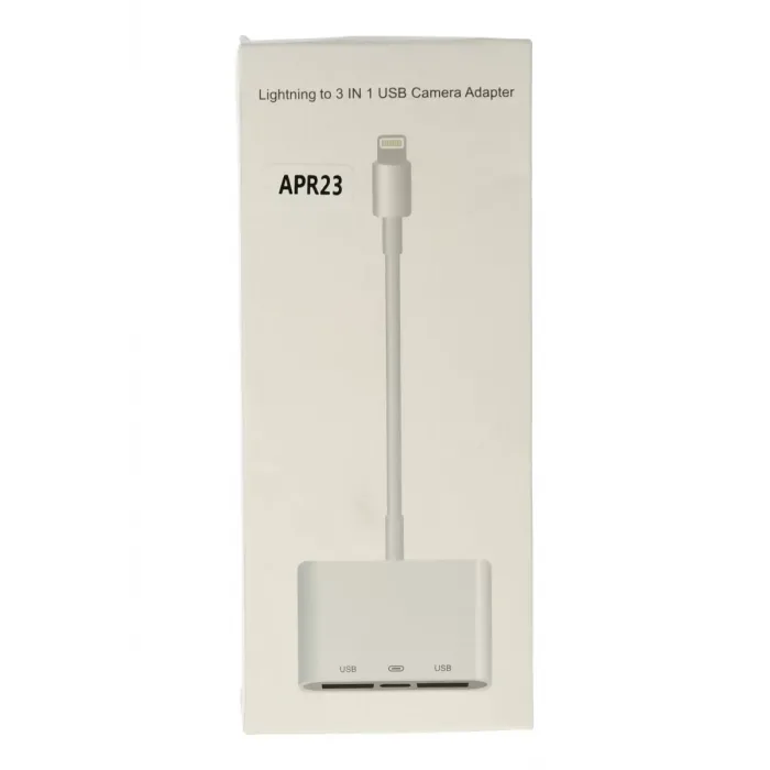 Newface APR23 Iphone Otg 3in1 - Beyaz