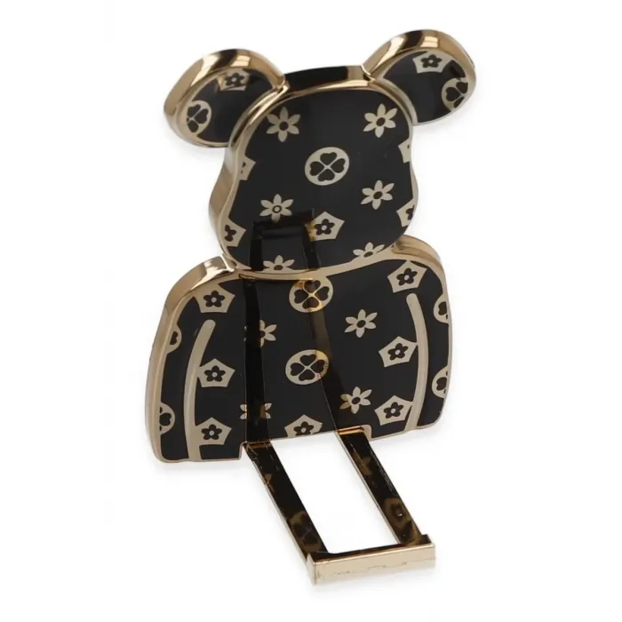 Newface Astro Stand Ayıcık Desenli - Siyah