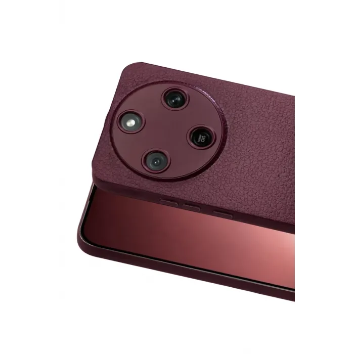 Newface Huawei Honor Magic 8 Lite Thermax Silikon Kılıf - Bordo