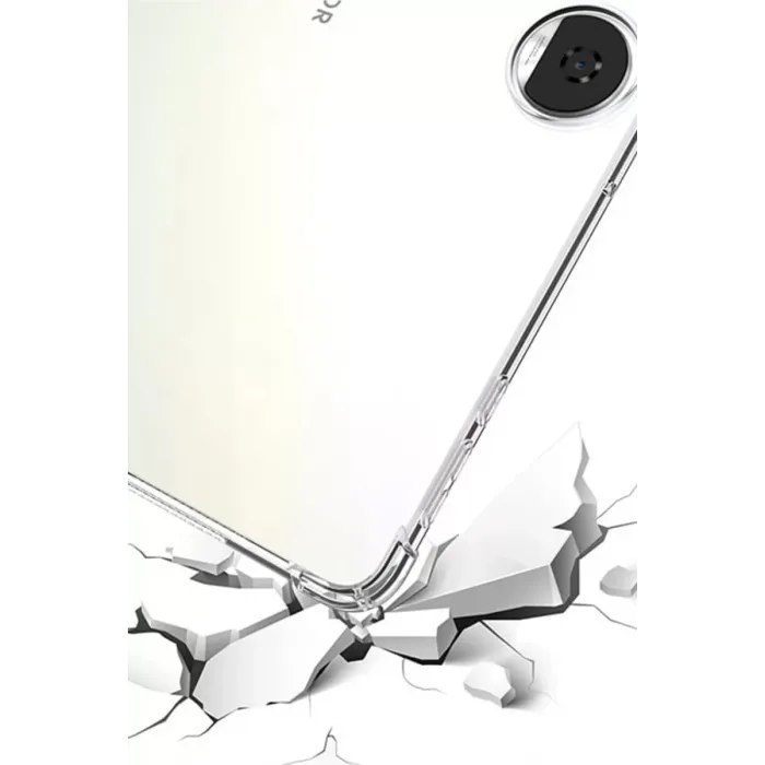 Newface Huawei Honor Pad 9 Kılıf Anti Shock Tablet Silikon - Şeffaf