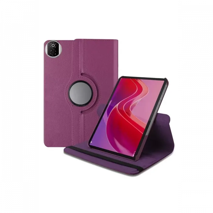Newface Huawei Honor Pad X7 360 Tablet Deri Kılıf - Mor