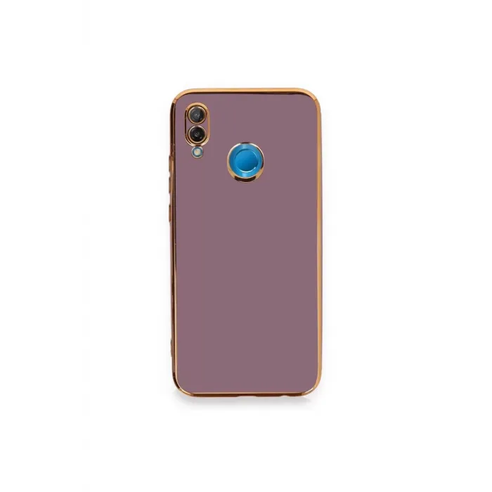 Newface Huawei P20 Lite Kılıf Volet Silikon - Mor