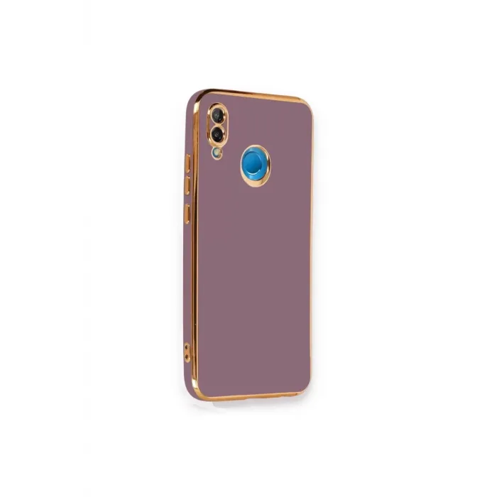 Newface Huawei P20 Lite Kılıf Volet Silikon - Mor