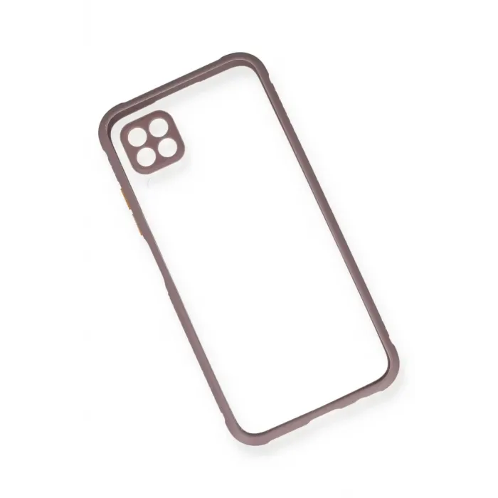 Newface Huawei P40 Lite Kılıf Miami Şeffaf Silikon - Açık Mor