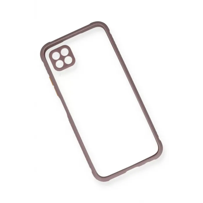 Newface Huawei P40 Lite Kılıf Miami Şeffaf Silikon - Açık Mor